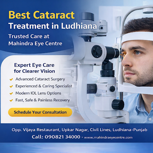 Best Cataract Treatment in Ludhiana – Trusted Care at Mahindra Eye Centre