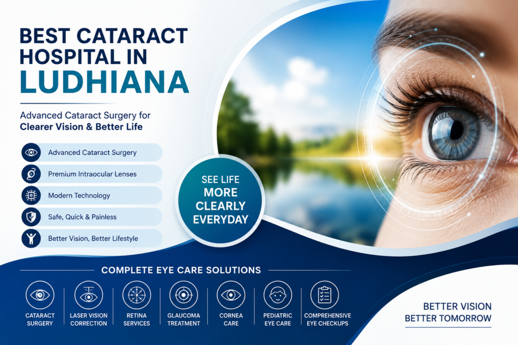 Best Cataract Hospital in Ludhiana – Advanced Eye Care at Mahindra Eye Centre